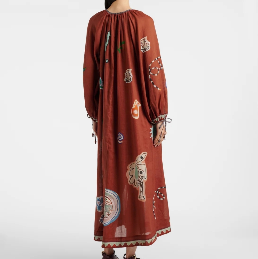 Alemais x LRNCE Laurence ramie and cotton maxi dress - Picture 2 of 11